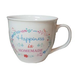 CAMBRIDGE Mug "Happiness is Homemade" Quote Mug Statement Mug Graphic Mug Teacup